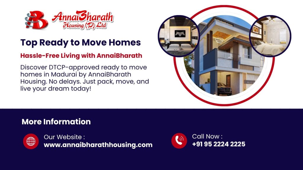 Ready to move homes in madurai