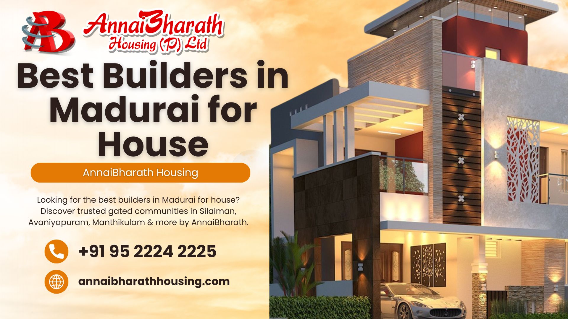 Best Builders in Madurai for House – AnnaiBharath Housing